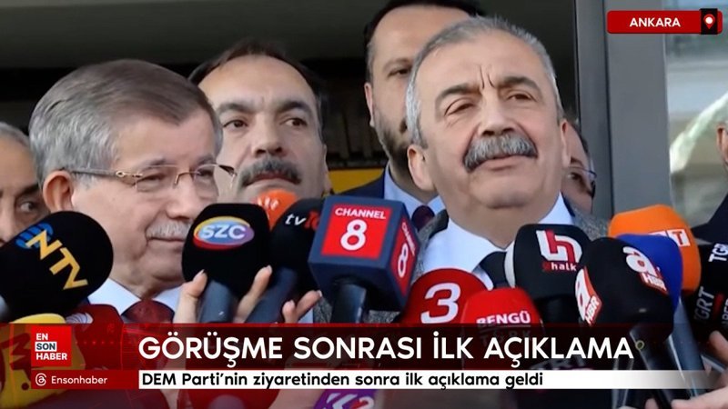 dem partinin davutoglu ziyaretinden sonra ilk aciklama geldi ItvhGaHJ