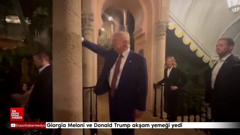 giorgia meloni ve donald trump aksam yemegi yedi ICT6CwPk