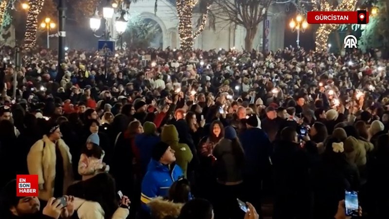 gurcistandaki avrupa birligi yanlisi gosteriler devam ediyor iggfMdsq