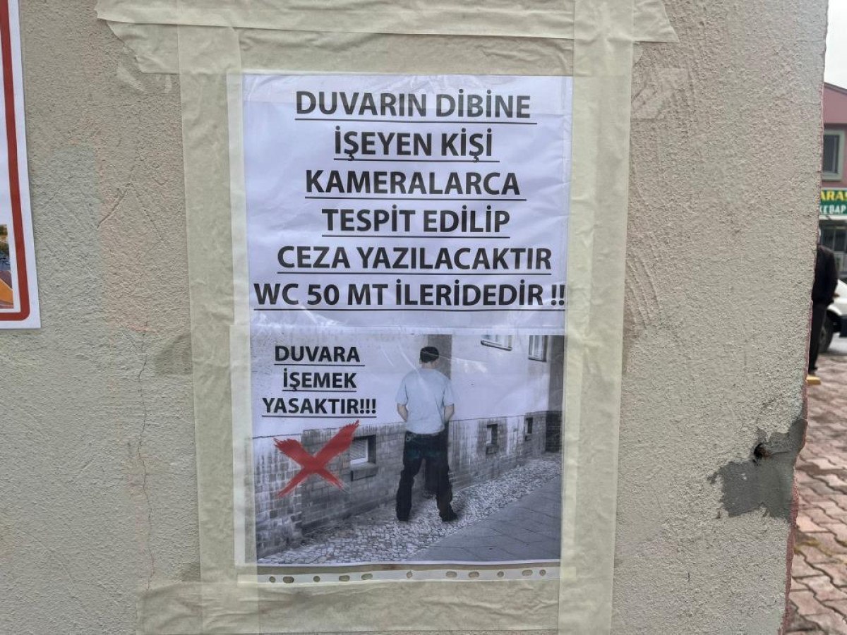 kayseride is yerine duvarlar tuvalet degildir afisini asti 1 mpfy281s