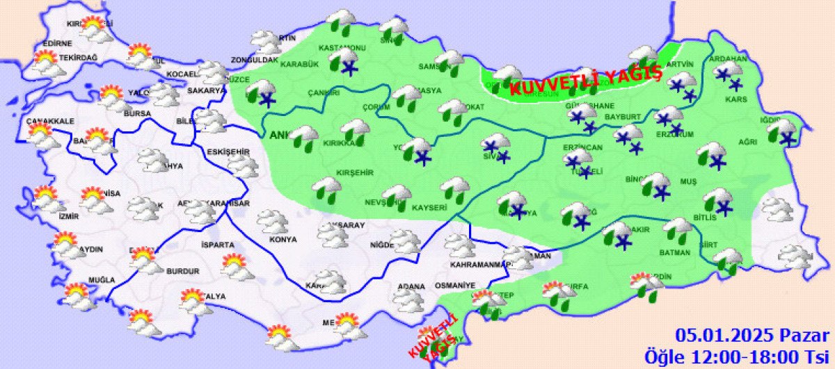 meteoroloji turkiyenin onemli bir bolumunde yagis gorulecek 2 CALUJrai