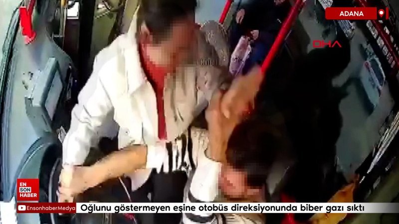 adanada oglunu gostermeyen esine otobus direksiyonunda saldirdi reES7uhr