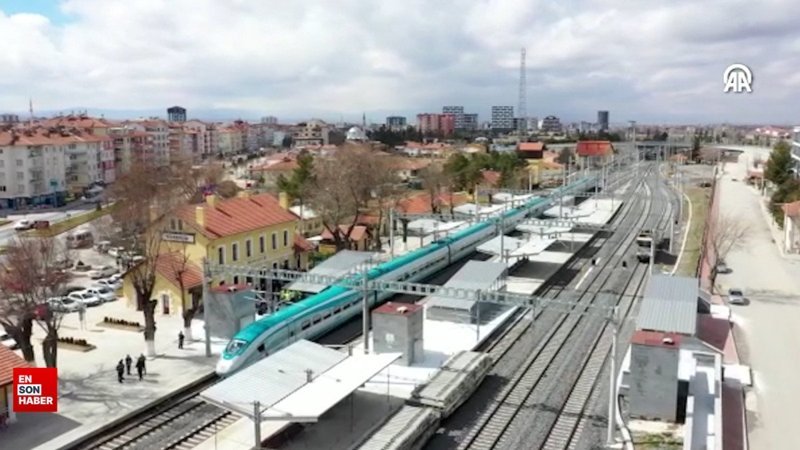 konya karaman hizli tren hatti 3 yasinda