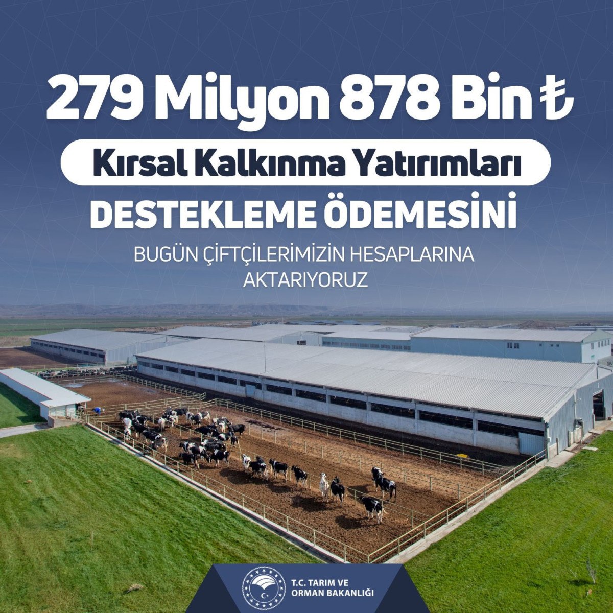 ciftcilere 2798 milyon lira tarimsal destekleme odemesi 0 CIfuNE2Y