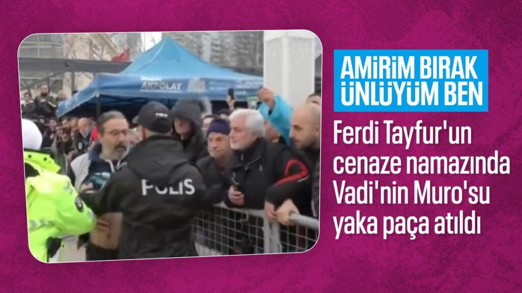 ferdi tayfurun cenazesinde polisler mustafa ustundagi tanimadi yaka paca disari atmaya calistilar wyCsKOO5