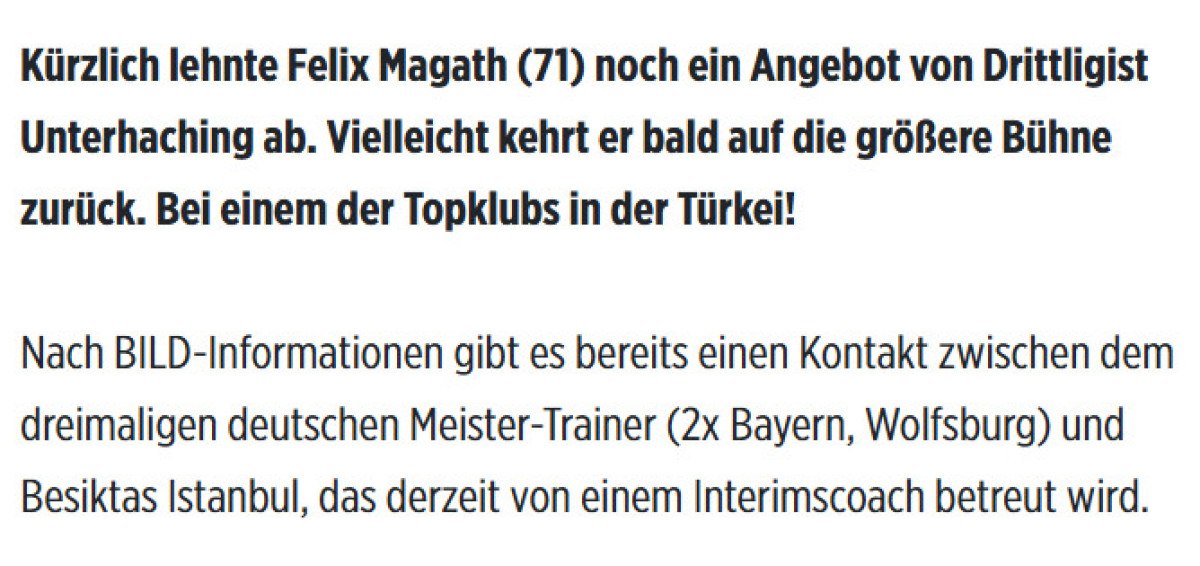 yeni teknik direktor adayi besiktas felix magathla temasa gecti 0 Twn5HXtz