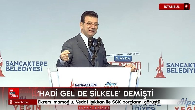 Ekrem İmamoğlu, Vedat Işıkhan ile SGK borçlarını görüştü 1 ekrem imamoglu vedat isikhan ile sgk borclarini gorustu