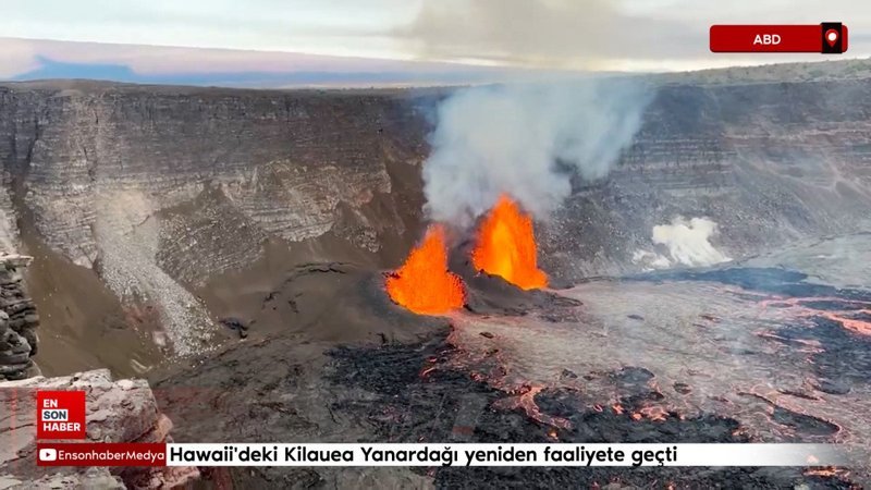 Hawaii'deki Kilauea Yanardağı yeniden faaliyete geçti 1 hawaiideki kilauea yanardagi yeniden faaliyete gecti LUSBLGet