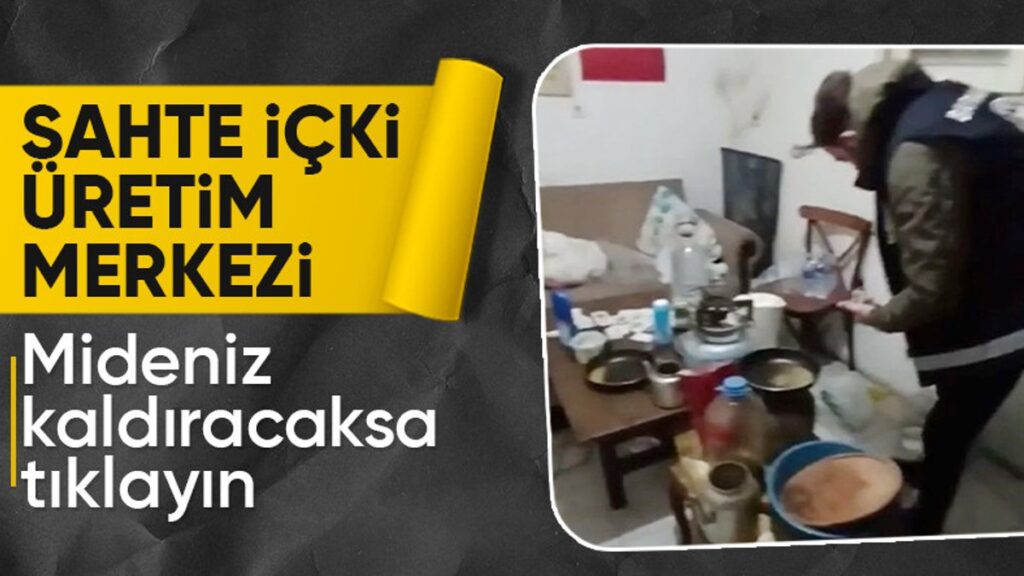 istanbulda sahte icki olumleri uretim yapan depoya polis baskini duzenlendi xtOfcX4B