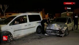 karamanda hafif ticari aracla otomobil carpisti fpJnzt73