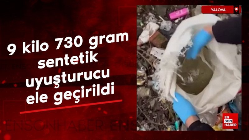 Yalova'da 9 kilo 730 gram sentetik uyuşturucu ele geçirildi 1 yalovada 9 kilo 730 gram sentetik uyusturucu ele gecirildi a4adMmpR