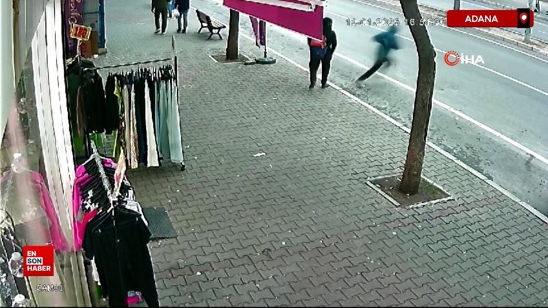Adana’da çocuk kapkaççı güvenlik kamerasına takıldı 1 adanada cocuk kapkacci guvenlik kamerasina takildi