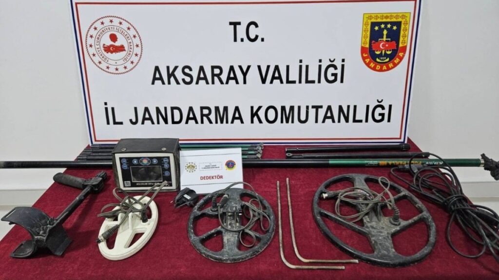 aksarayda defineci gizlendigi tunelde yakalandi SOwVrmQy