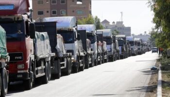 ateskesin ardindan yardim tirlari gazzeye giriyor F8kw4XRp