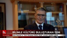 aziz sancara turk dunyasi kultur elcisi unvani takdim edildi C3uGDzlJ