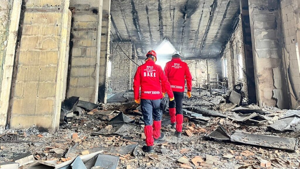 boluda 76 kisinin oldugu otelin yangin merdivenleri ve odalari lvxbHEnV