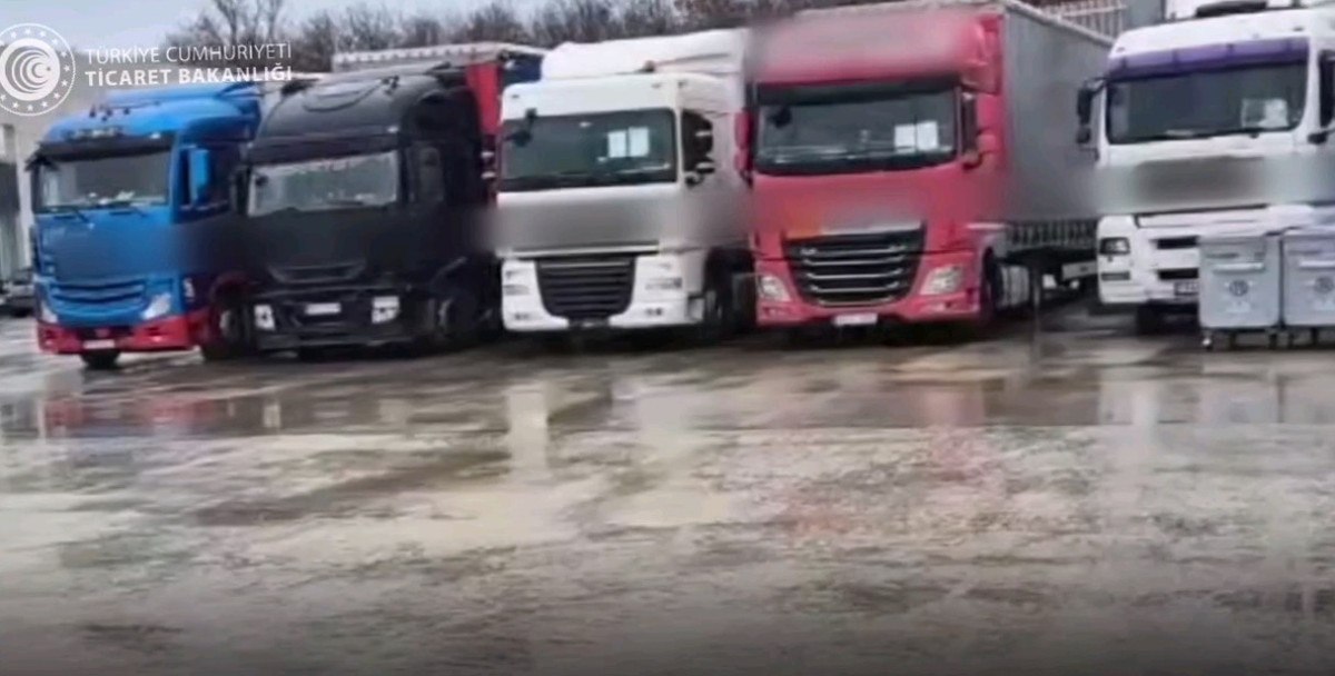 edirnede kacak tir ve dorseler gumruge takildi 0 k8TXYkvU