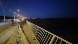 edirnede kopruden tir dustu 2 yarali AvKr2EDS