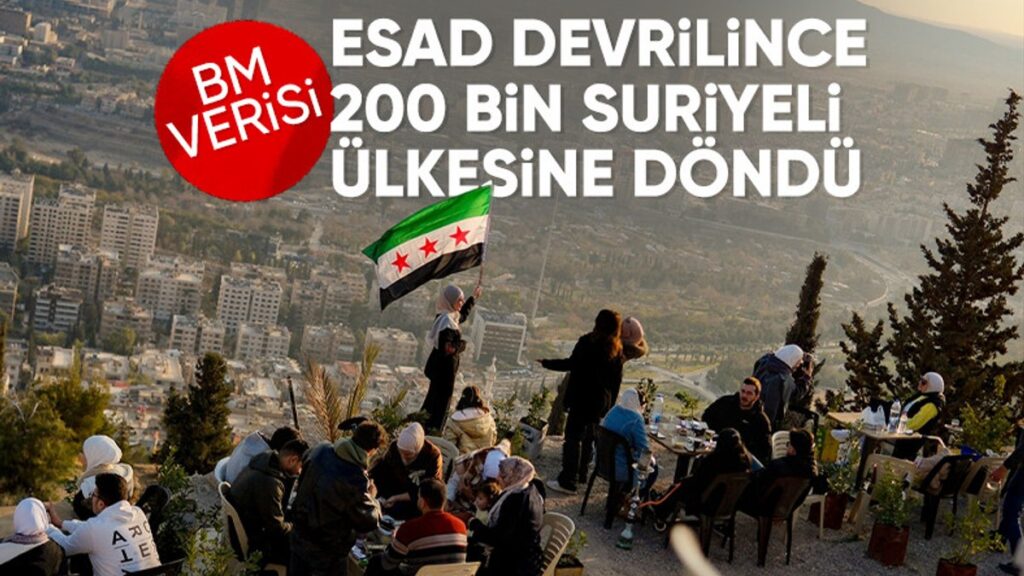 esadin ardindan 200 bin suriyeli multeci ulkesine dondu RmK9c2GC