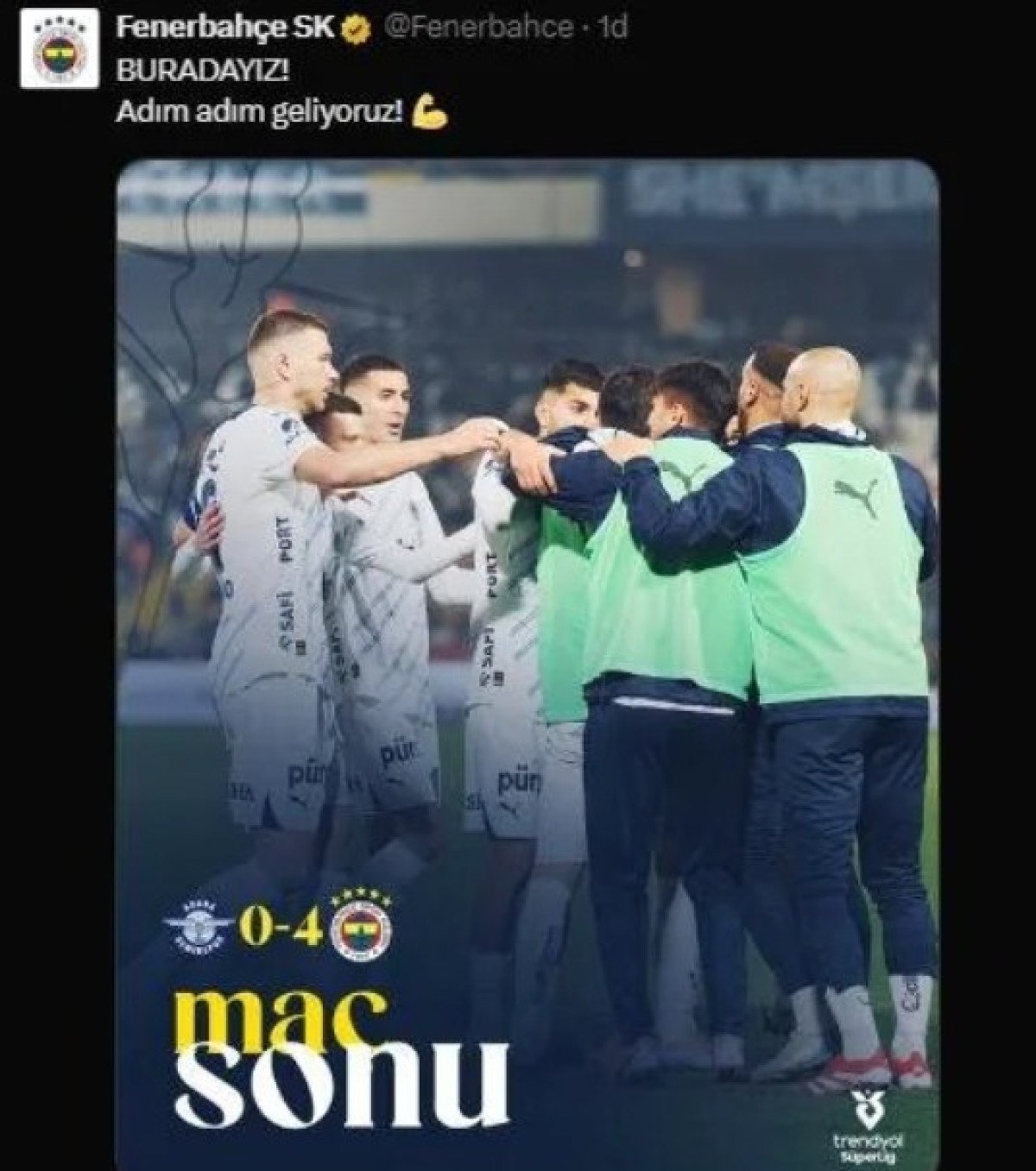 fenerbahceden adana demirspor macinin ardindan paylasim 0 YNR3p9Er