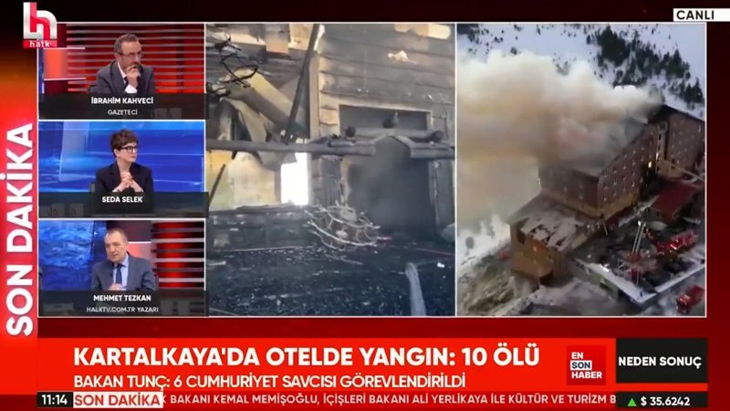 halk tv yayininda boludaki yanginla ilgili soylenenler gundem oldu