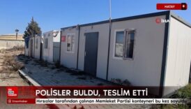 hatayda hirsizlar tarafindan calinan memleket partisi konteyneri bu kez soyuldu teK3XD5j
