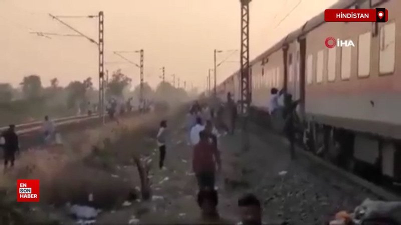 Hindistan’da raylara inen yolculara tren çarptı 1 hindistanda raylara inen yolculara tren carpti 8OOuDjvX