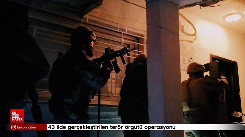 İçişleri Bakanlğı 43 ilde terör örgütü operasyonu gerçekleştirdi 1 icisleri bakanlgi 43 ilde teror orgutu operasyonu gerceklestirdi mEaERGea