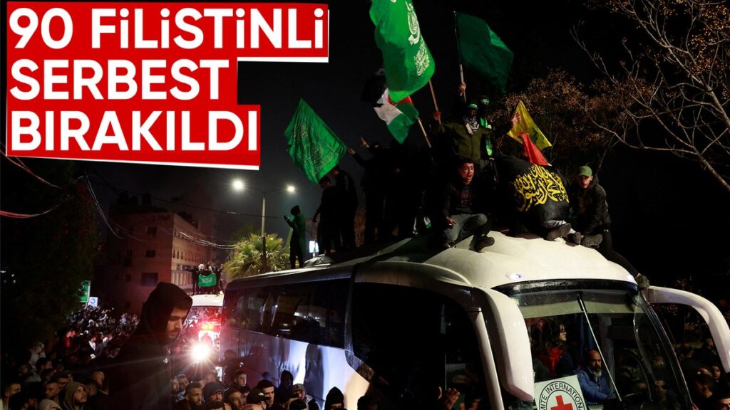 israil 90 filistinli tutukluyu serbest birakti Hfj3FqMX
