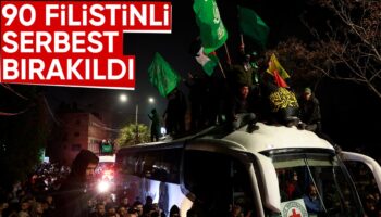 israil 90 filistinli tutukluyu serbest birakti Hfj3FqMX
