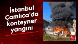 istanbul camlicada konteyner yangini CWhkrllF