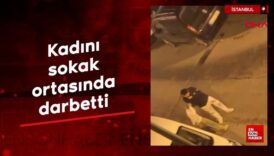 istanbulda nisanlisi oldugu iddia edilen kadini sokak ortasinda darbetti pFSYRa4H