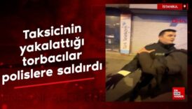 istanbulda taksicinin yakalattigi torbacilar polislere saldirdi K1dTVPlE