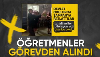 izmirde okulda sampanya patlatmislardi ogretmenler gorevden alindi 2XRQ4gug