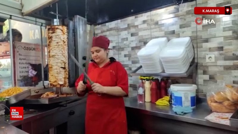 Kahramanmaraş'ta 14 yaşındaki Elif, dönerci ustası oldu 1 kahramanmarasta 14 yasindaki elif donerci ustasi oldu qO31AEQX