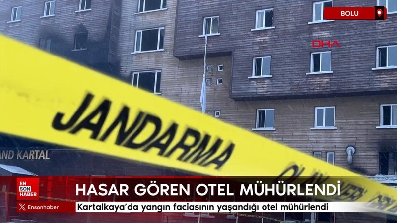 Kartalkaya’da yangın faciasının yaşandığı otel mühürlendi 1 kartalkayada yangin faciasinin yasandigi otel muhurlendi TuwqgF4F