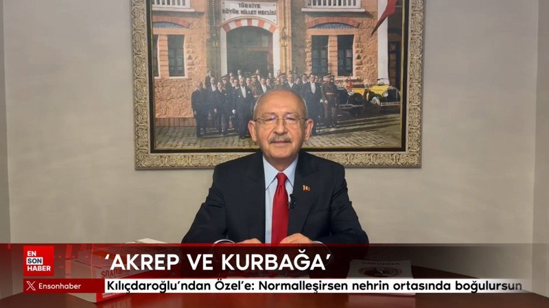 Kemal Kılıçdaroğlu'ndan Özel'e: Normalleşirsen nehrin ortasında boğulursun 1 kemal kilicdaroglundan ozele normallesirsen nehrin ortasinda bogulursun AlHdWcUi