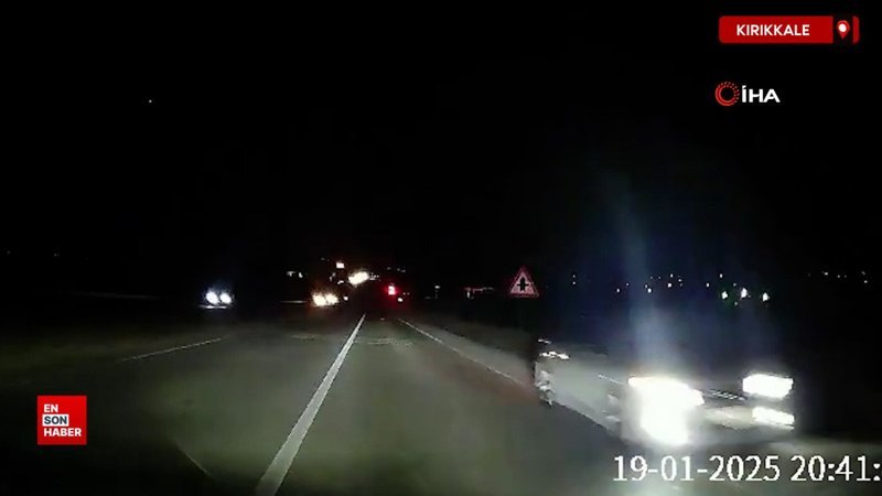 Kırıkkale'de sürücü şehirlerarası karayolunda ters yönde ilerledi 1 kirikkalede surucu sehirlerarasi karayolunda ters yonde ilerledi h31LSU9S