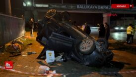 kocaelide tirin carptigi hafif ticari arac takla atti WRh6lFvp