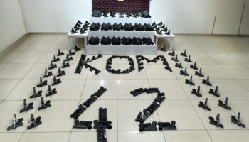 konyada evlerinden cephanelik cikan baba ve oglu tutuklandi NSkQXq9r