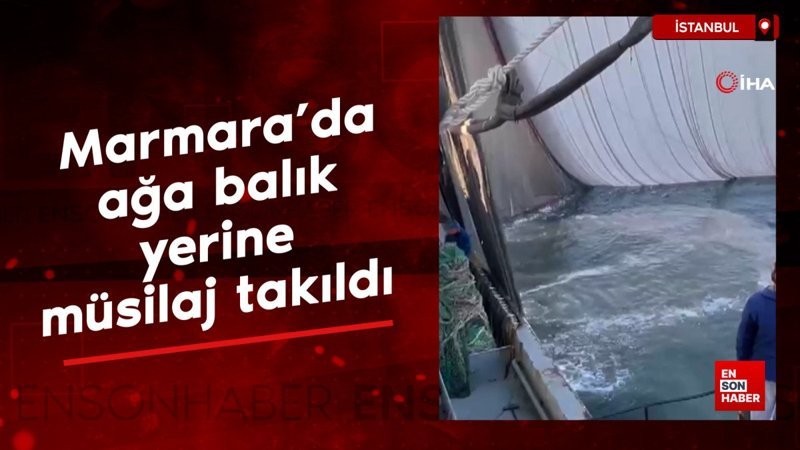 Marmara'da ağa balık yerine müsilaj takıldı 1 marmarada aga balik yerine musilaj takildi zuLmwYrA