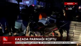 mersinde kazada surucunun parmagi koptu dakikalarca aradilar e4J8d8rB