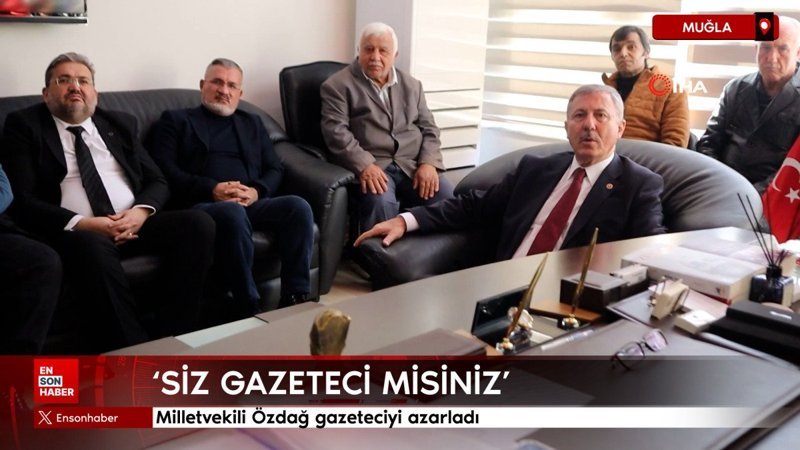 Milletvekili Özdağ gazeteciyi azarladı: Siz gazeteci misiniz? 1 milletvekili ozdag gazeteciyi azarladi siz gazeteci misiniz tayYZADI