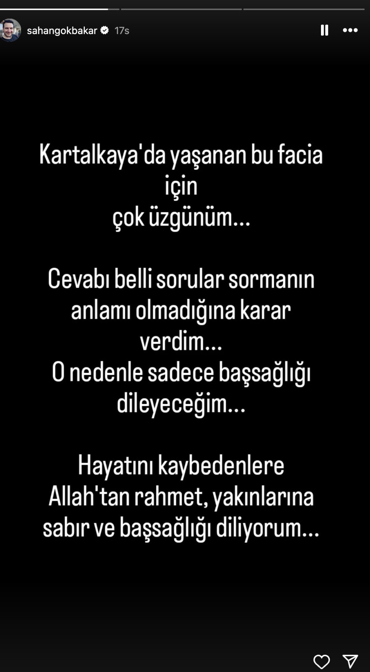 sahan gokbakar duyarsizlara tepki gosterdi 0 rTQYXT2Z