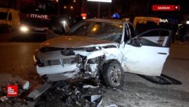 samsunda polisin dur ihtarina uymayan ehliyetsiz surucu kaza yapti Ybcas6Fw