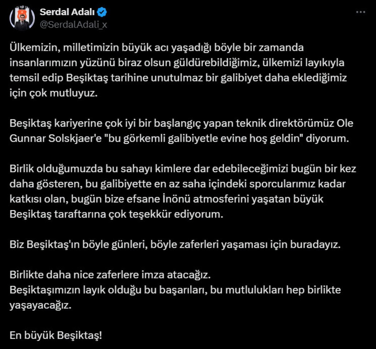 serdal adali boyle zaferleri yasatmak icin buradayiz 0 vNz1SD4v