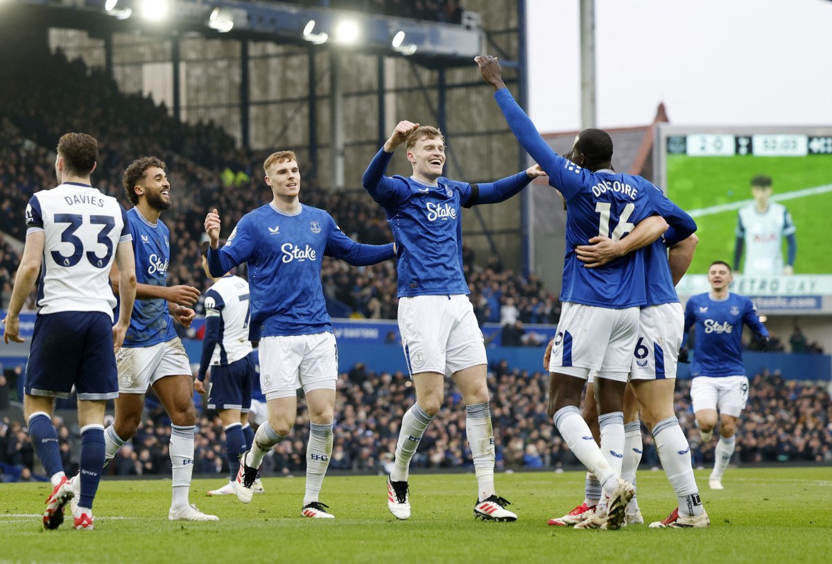 tottenham evertona boyun egdi 0