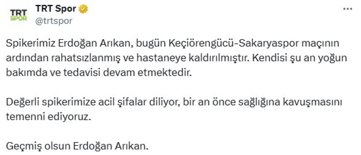 trt spikeri erdogan arikan canli yayinda mac anlatirken kalp krizi gecirdi 1 t6wRytut