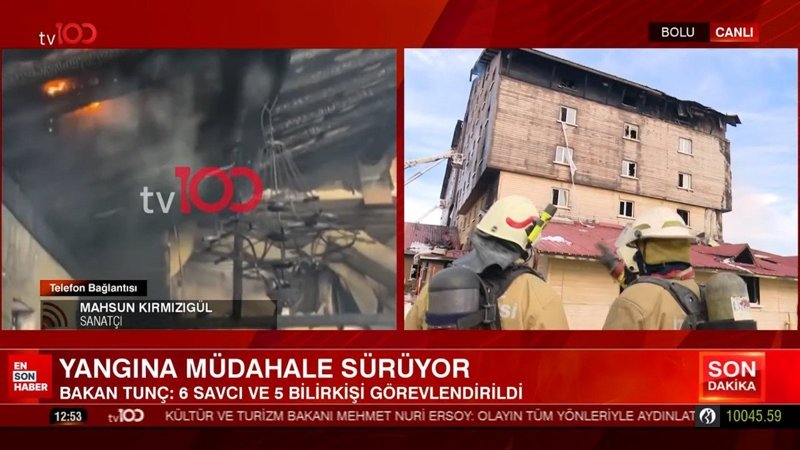 Yangının yanındaki otelde kalan ünlü sanatçı Mahsun Kırmızıgül tv100'e konuştu 1 yanginin yanindaki otelde kalan unlu sanatci mahsun kirmizigul tv100e konustu M6ZIdiDl