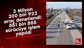 2 milyon 200 bin 922 arac denetlendi 551 bin 855 surucuye islem yapildi vAOzWqjF